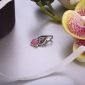 Кулон Листочок Вербочки Rose Opal 925