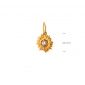 Кулон Сонях Lavender 925  Gold Zirkon