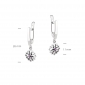 Сережки Витинанка Amethyst 925 Zirkon