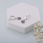 Сережки Витинанка Блакитний Топаз 925 Zirkon