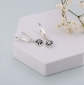 Сережки Витинанка Блакитний Топаз 925 Zirkon