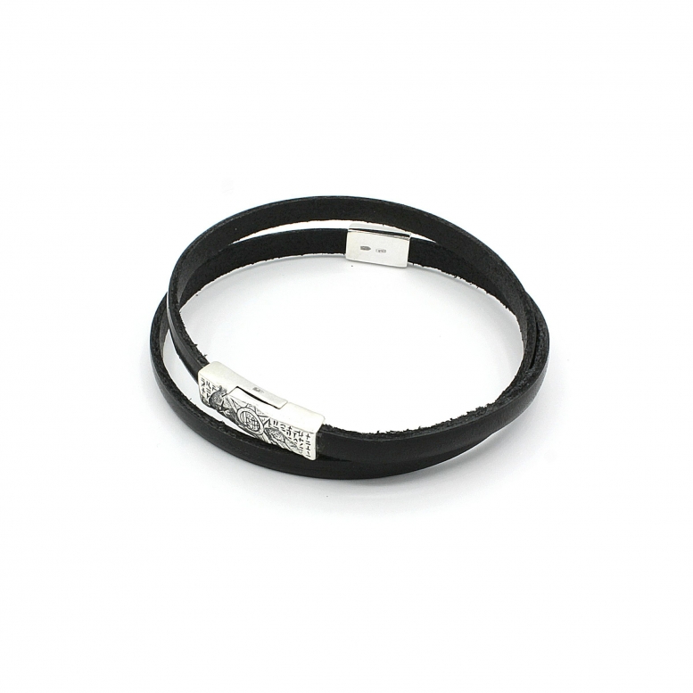 Браслет-намотка Plus Ultra MW black 17р 925