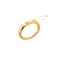 Каблучка Тайнопис 925 Gold