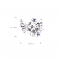 Брошка Дивоптах Amethyst 925