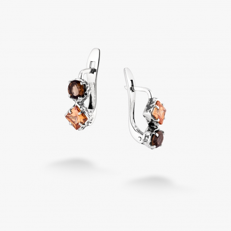 Сережки Ліриди Shampan 925 Zirkon