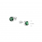 Пусети Цефеїда Emerald 925 Zirkon