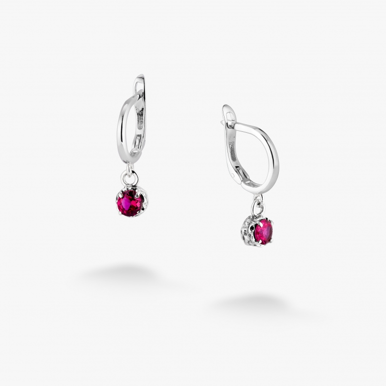 Сережки Цефеїда Fuchsia 925 Zirkon