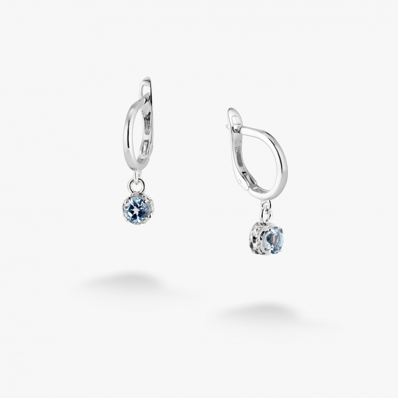 Сережки Цефеїда Блакитний Топаз 925 Zirkon