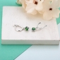 Сережки Мерехтіння Emerald 925 Zirkon