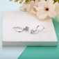 Сережки Мерехтіння Lavender 925 Zirkon