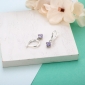 Сережки Мерехтіння Lavender 925 Zirkon