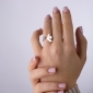 Каблучка Благовіщення Ametist 925 Zircon