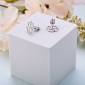 Сережки Конюшина Контур Rhodium 925 (Ш)