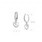 Сережки Флірт 925 Rhodium (Ш)