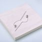Сережки Кульки Протяжки 925 Rhodium (Ш)
