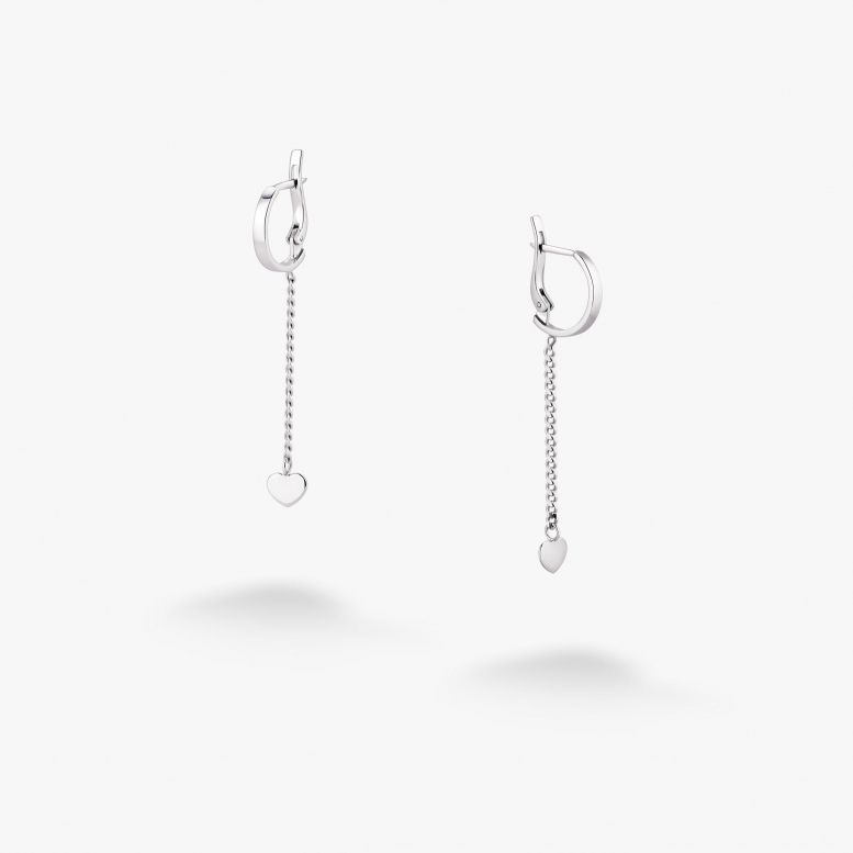 Сережки Аура Кохання 925 Rhodium (Ш)