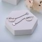 Сережки Аура Кохання 925 Rhodium (Ш)