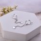 Сережки Аура Кохання 925 Rhodium (Ш)