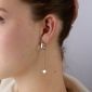 Сережки Аура Кохання 925 Rhodium (Ш)